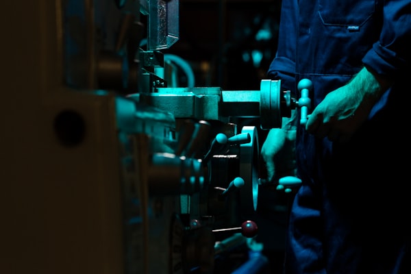 Control de calidad - equipo industrial