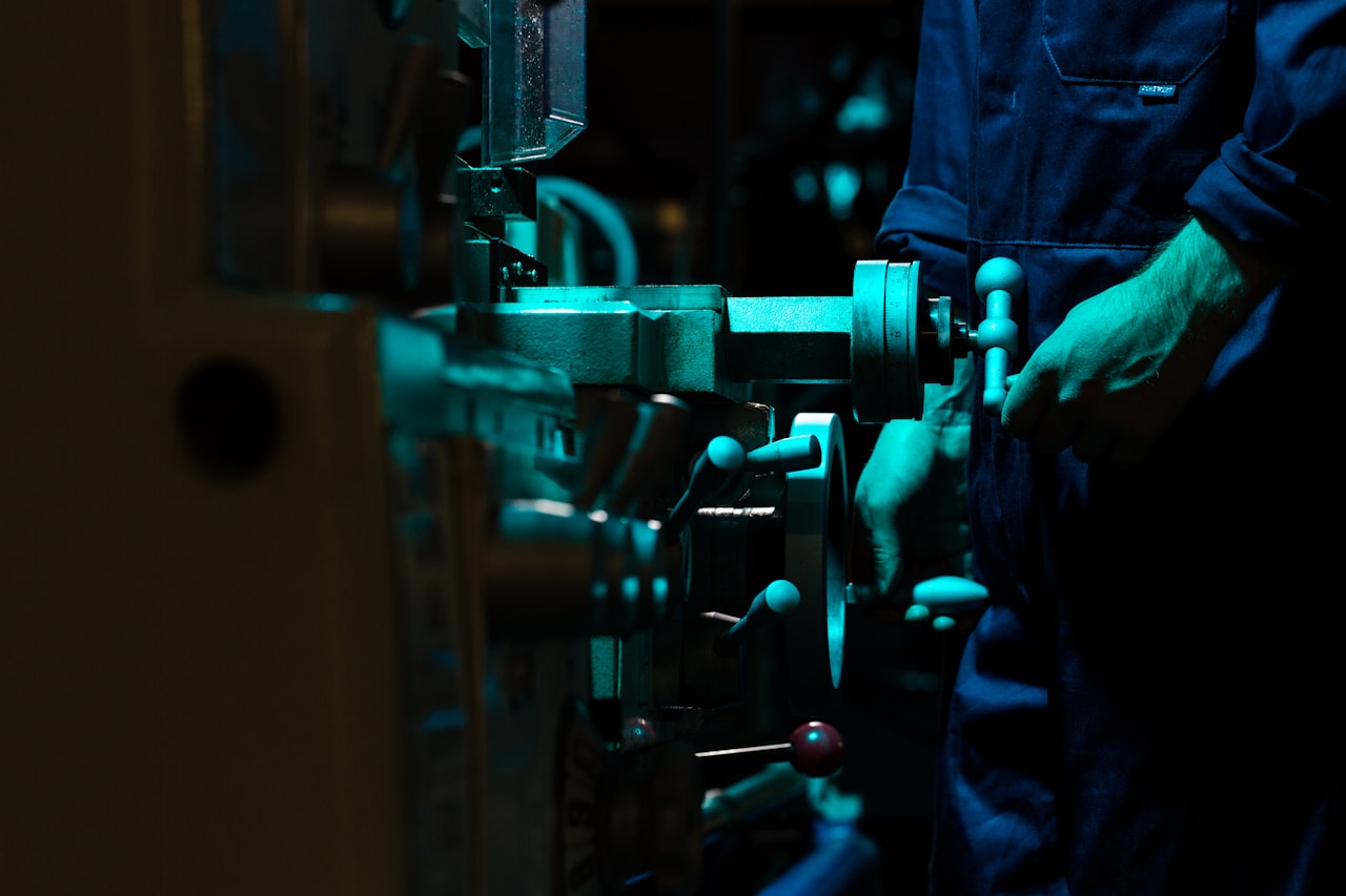 Industrial machinery and cooling infrastructure of the type Omen AI monitors