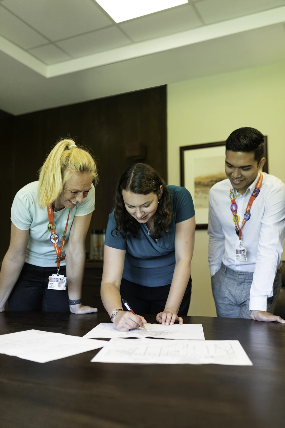 Two healthcare professionals working together