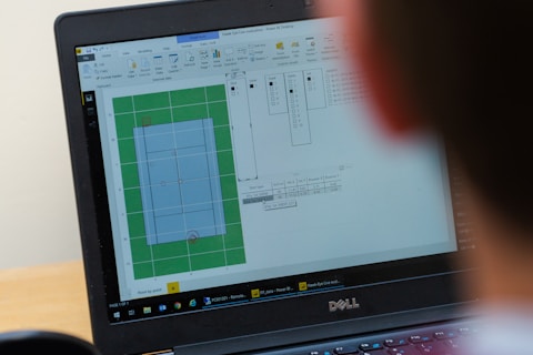 A laptop showing Accounting software.