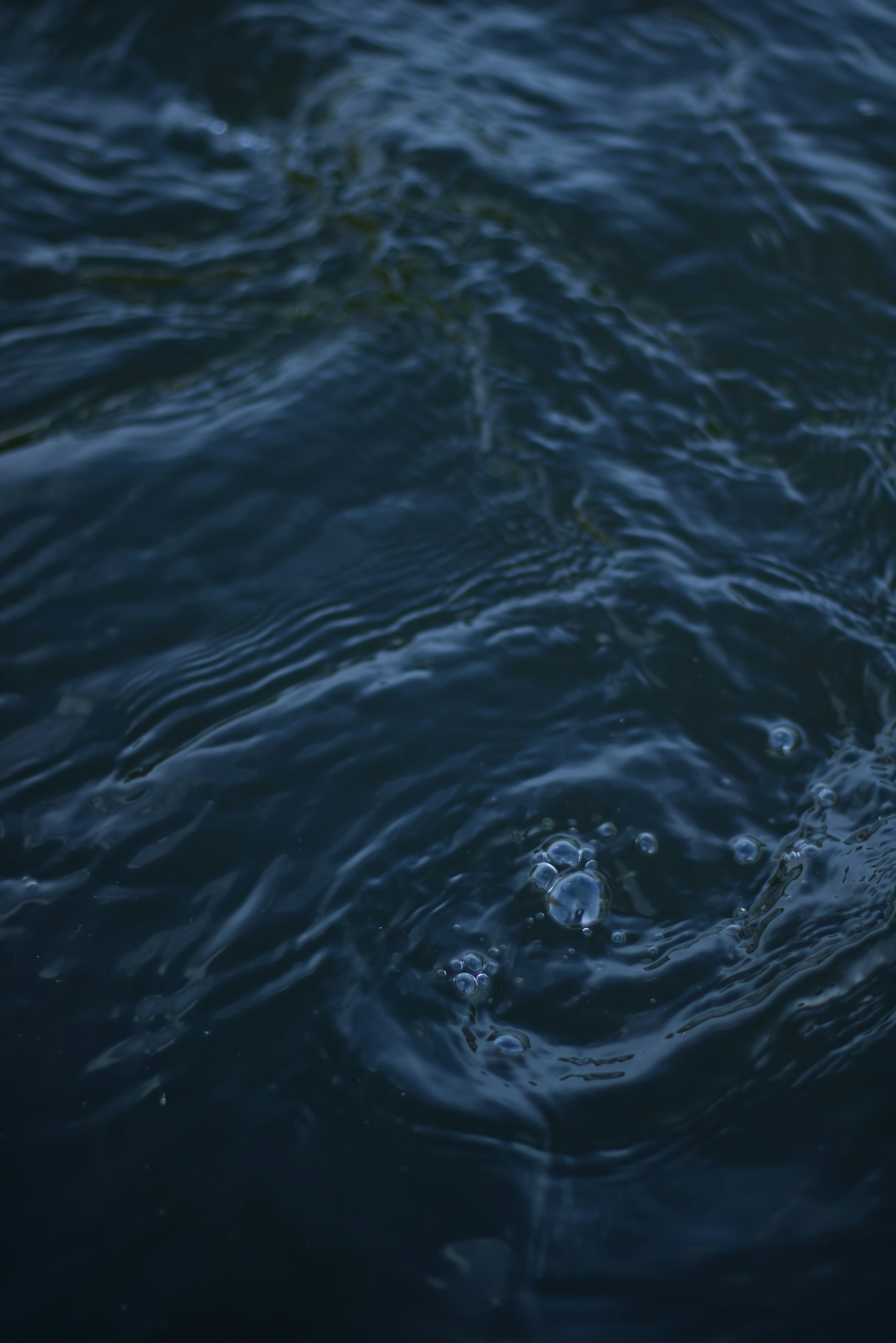 water droplets on body of water