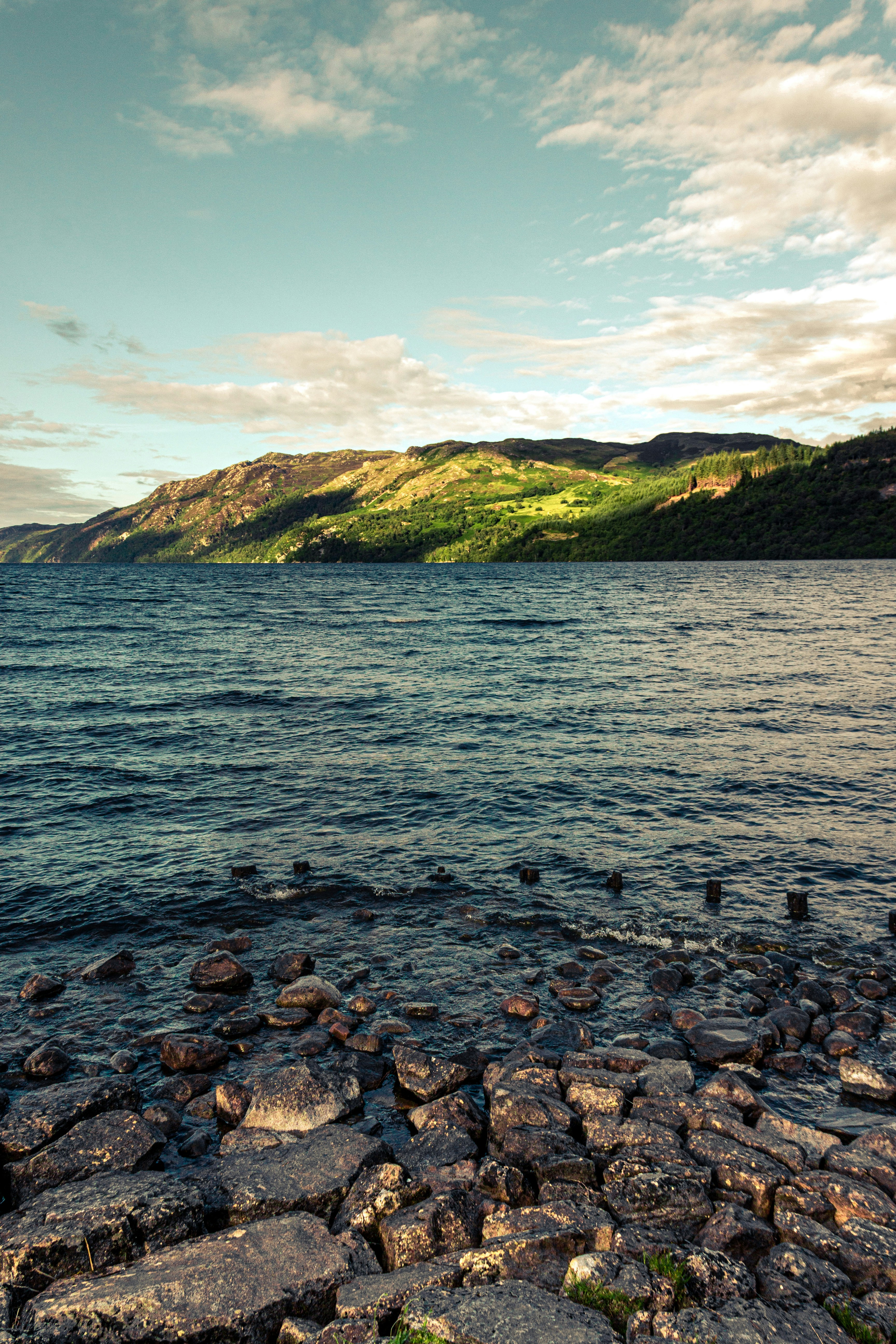 A TikTok video of Loch Ness.