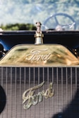 gold and black vintage car