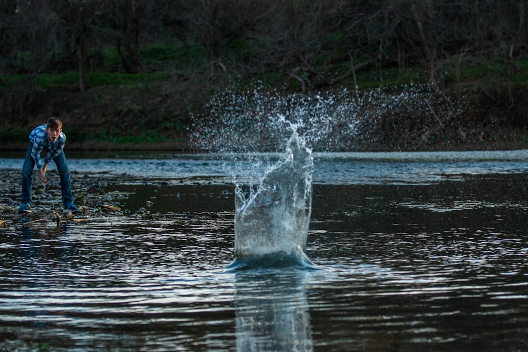 water splash on body of water