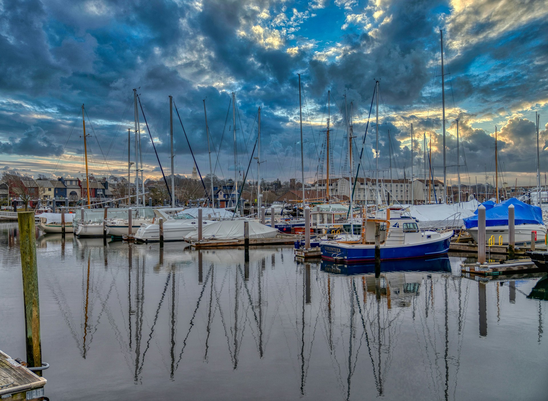 Puerto de Newport, Rhode Island — donde vas a trabajar