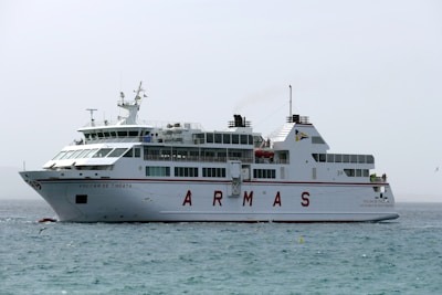 white cruise ship on sea during daytime