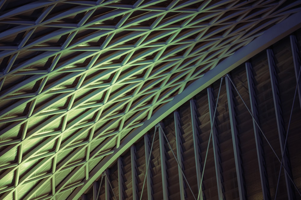 brown wooden ceiling with white ceiling