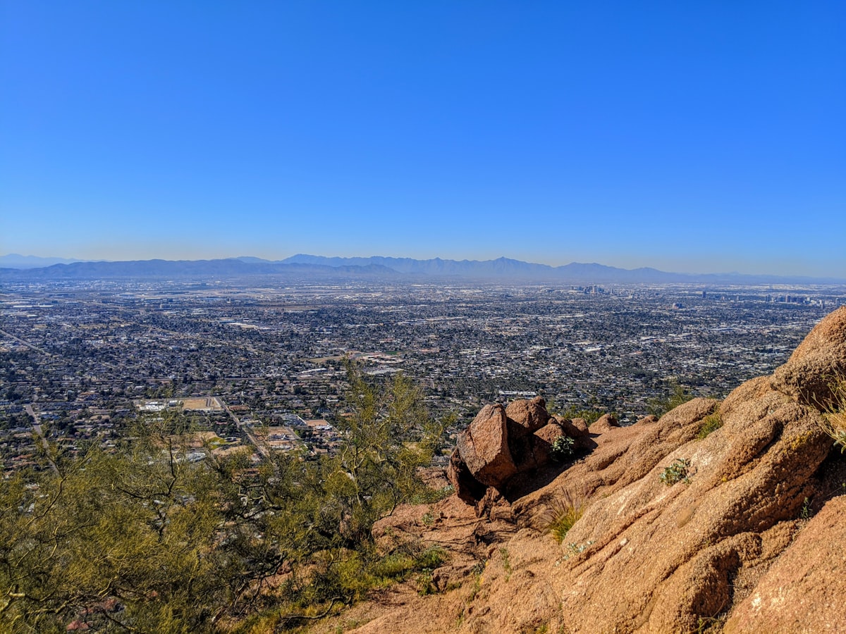 Piestewa Peak hiking trail Phoenix