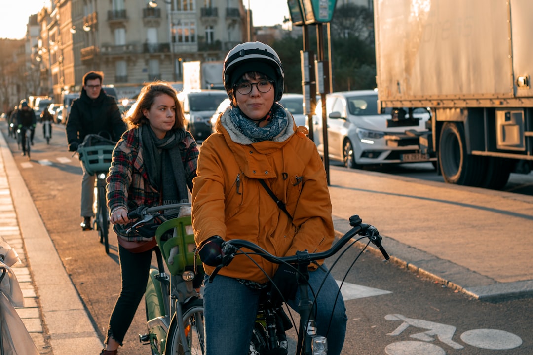 Cycling photo spot Quai Saint-Michel Louvre