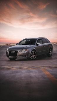 black audi suv on road during daytime