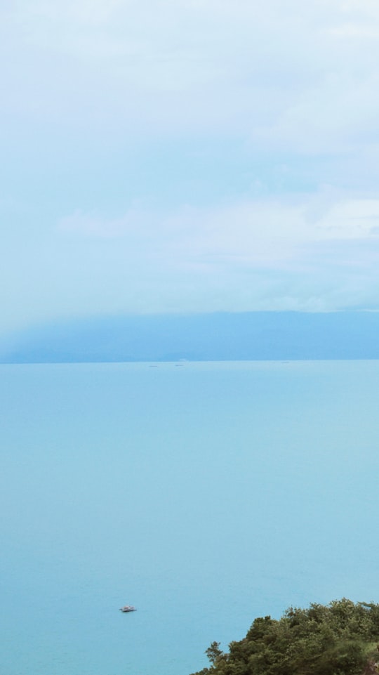 blue sea under blue sky during daytime in Sukabumi Indonesia