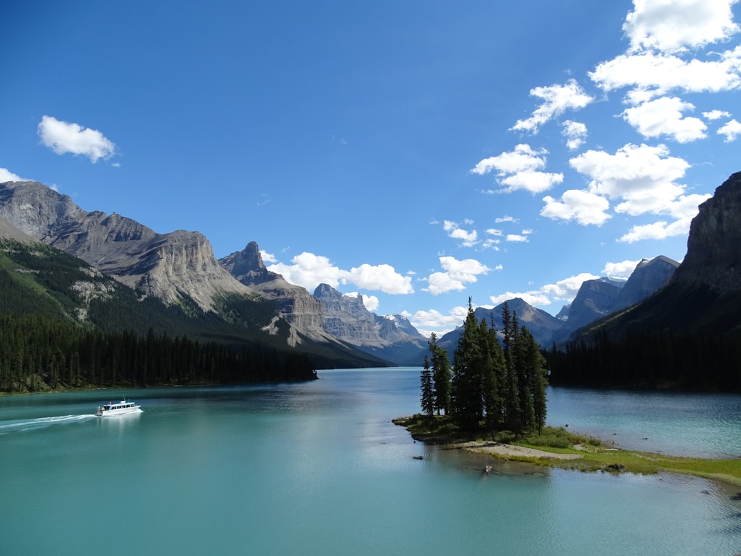 Glacial lake photo spot Maligne Lake Improvement District No. 12