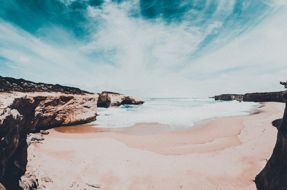 white boat on sea shore during daytime