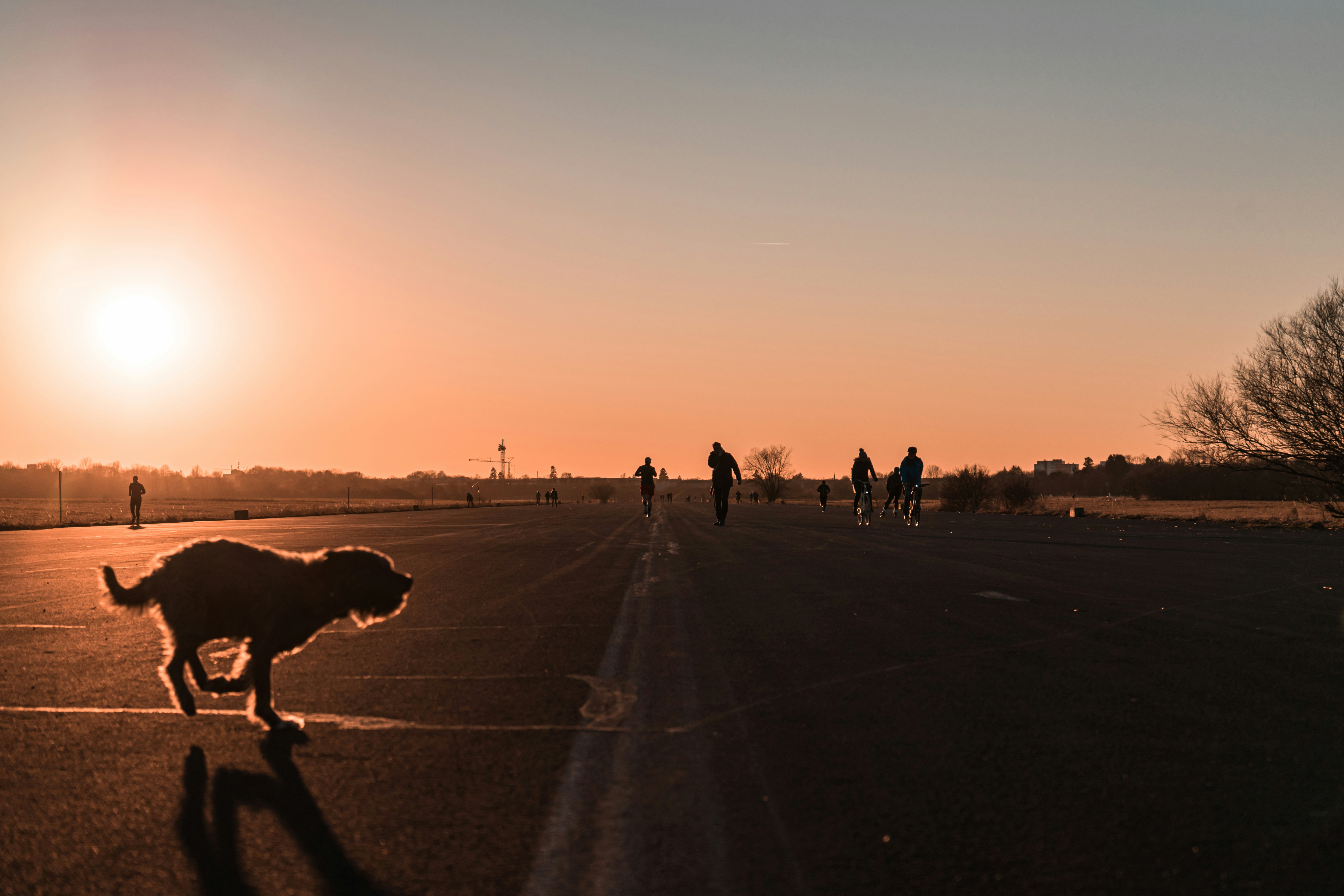 Sunset at old runway !