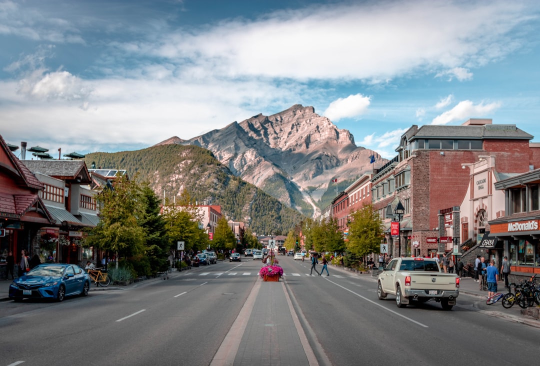 Town photo spot Banff The Three Sisters