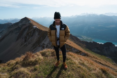 A candid shot of Paras Singh enjoying a hike in the mountains.