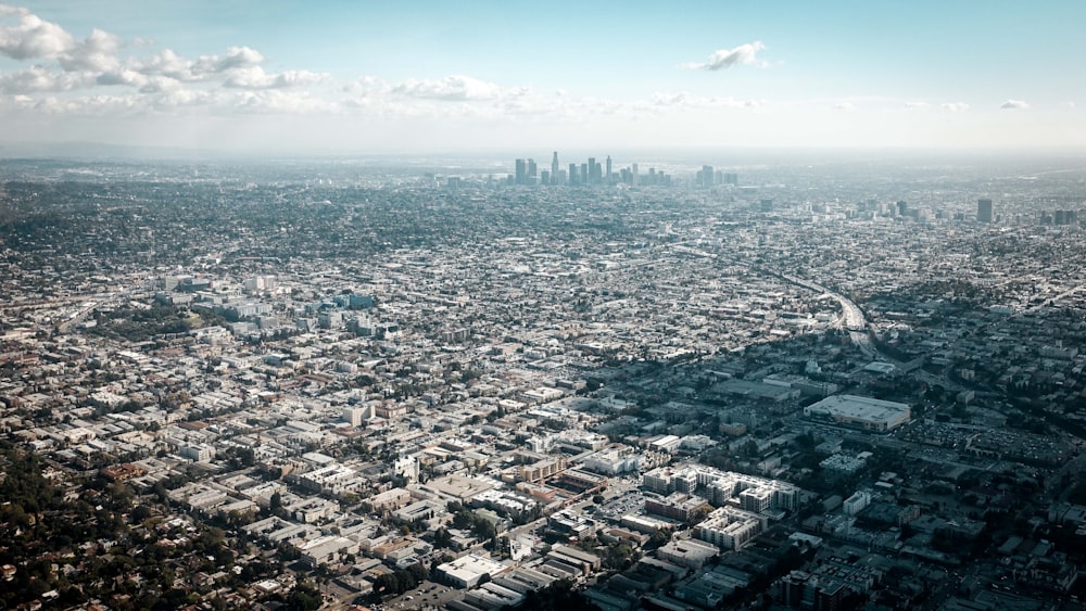 aerial view of city buildings during daytime