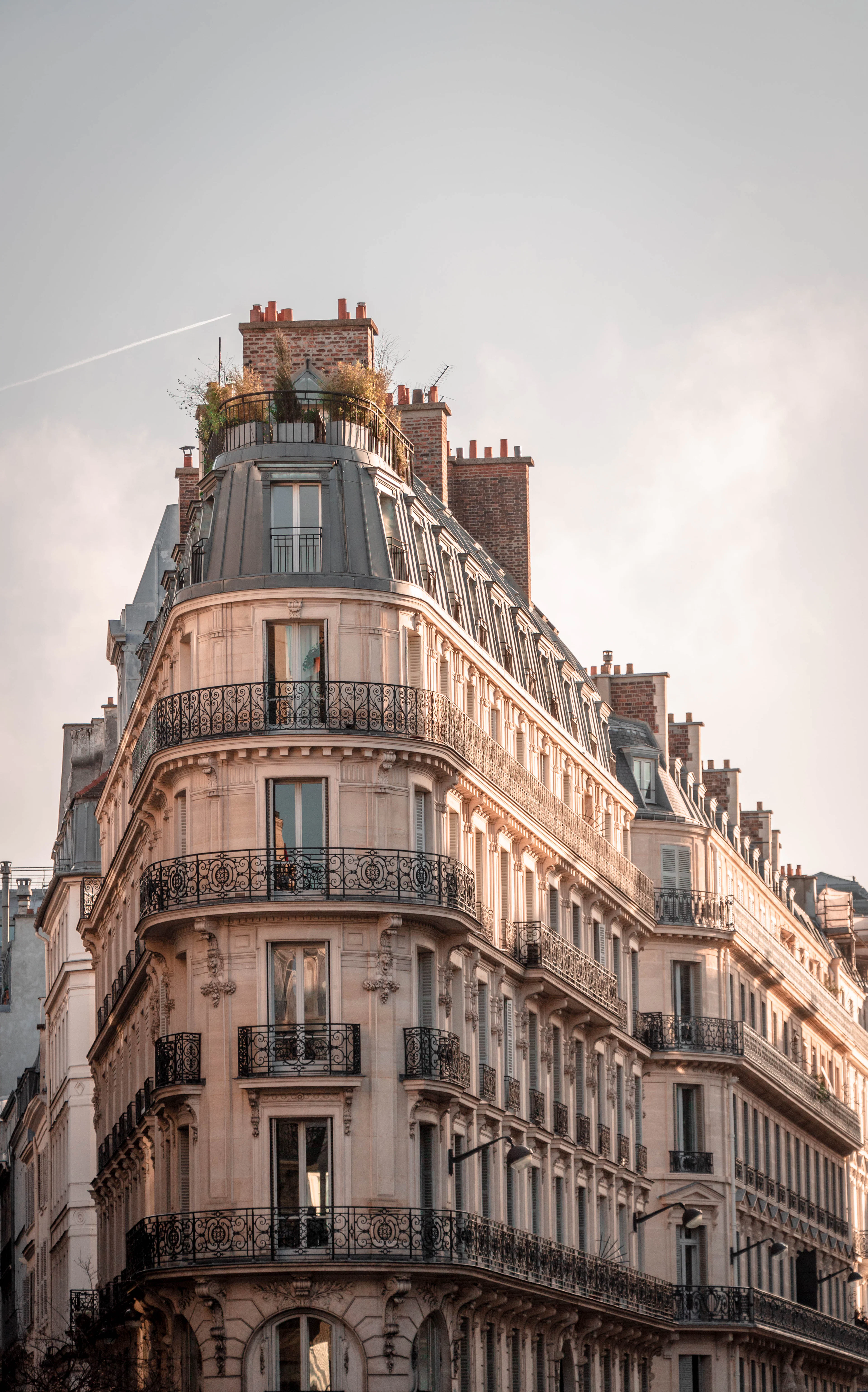 Immeuble haussmannien à Paris