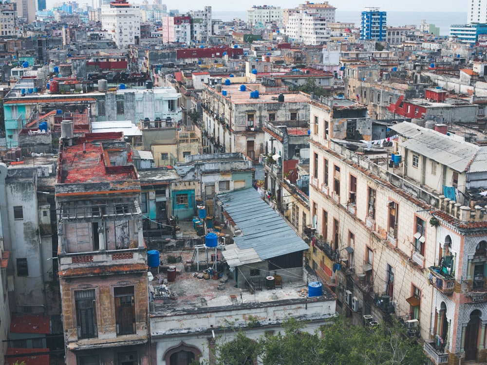 aerial view of city buildings during daytime