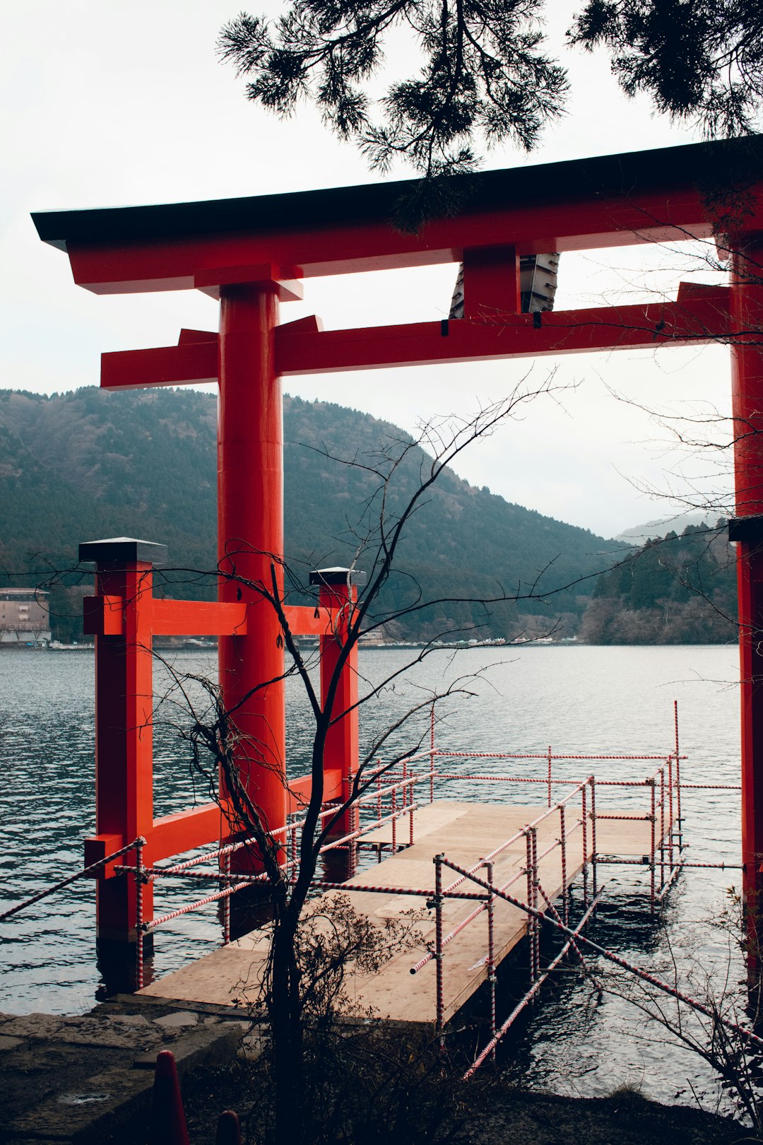 travelers stories about Temple in Hakone Jinjya Heiwa-no-Torii, Japan