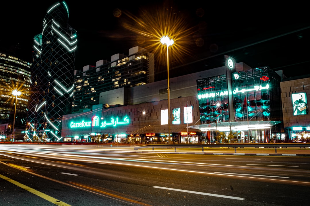 time lapse photography of city street during night time