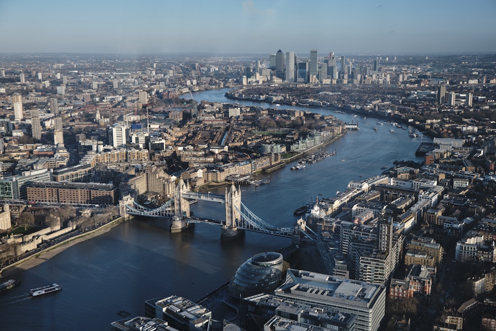 aerial view of city buildings during daytime