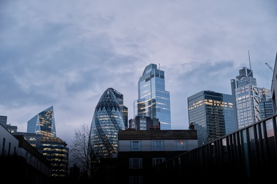 high rise buildings under gray sky in Commercial Street United Kingdom