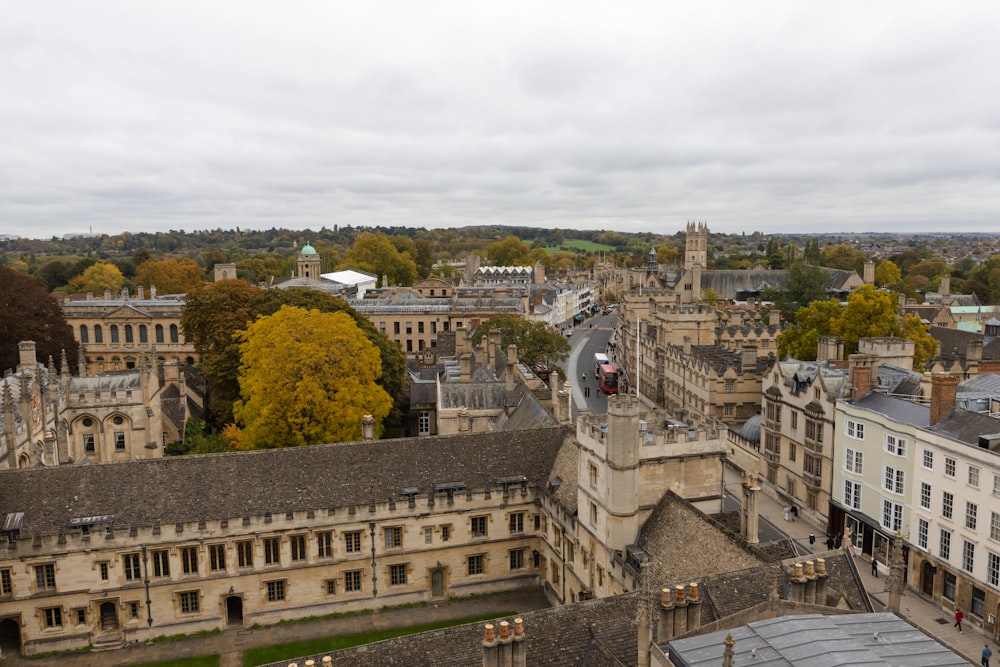 aerial view of city buildings during daytime