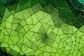 green and black square pattern