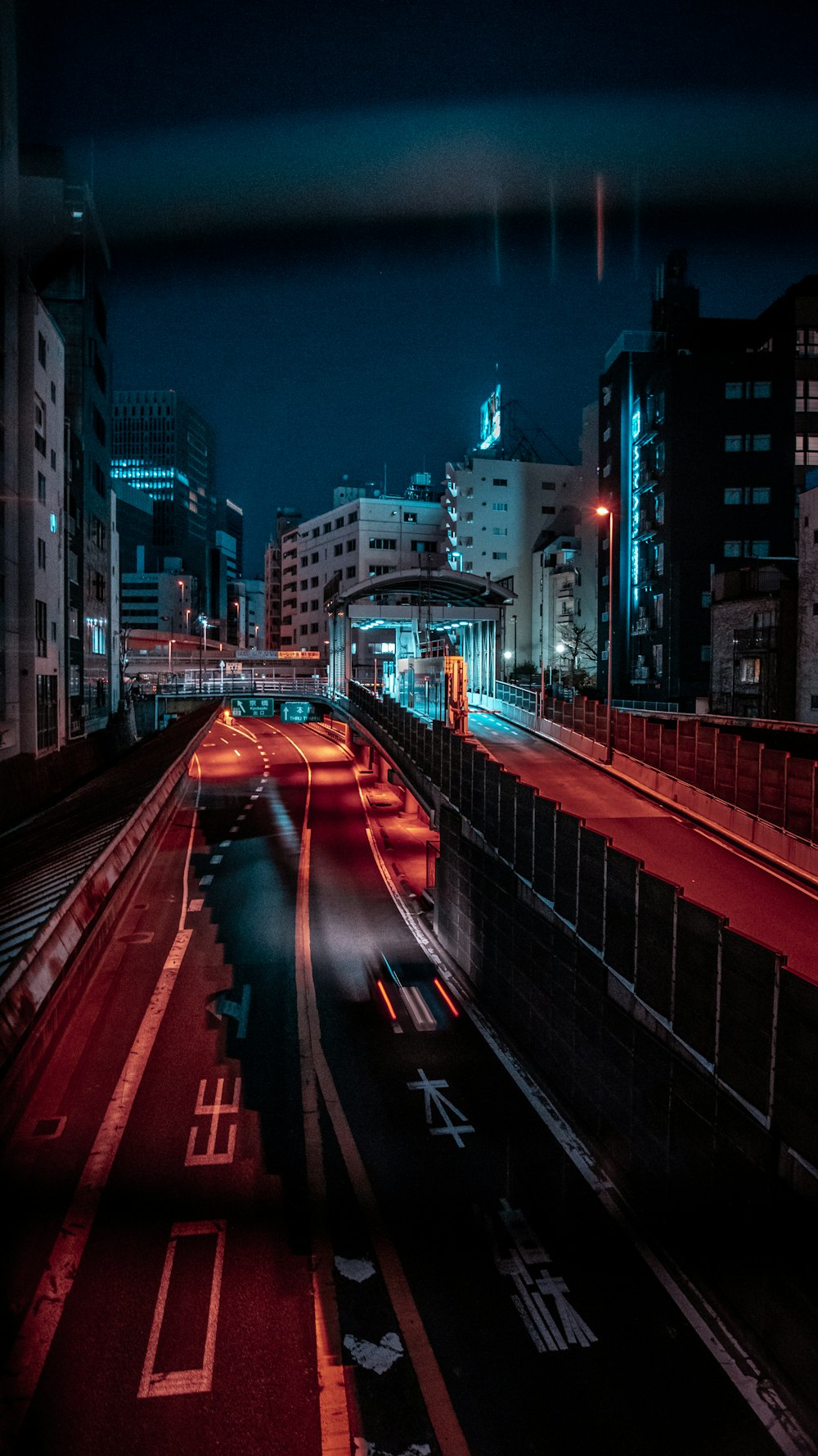 time lapse photography of cars on road during night time