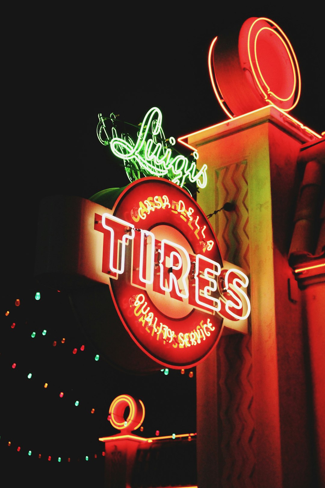 red and white UNKs coffee neon signage