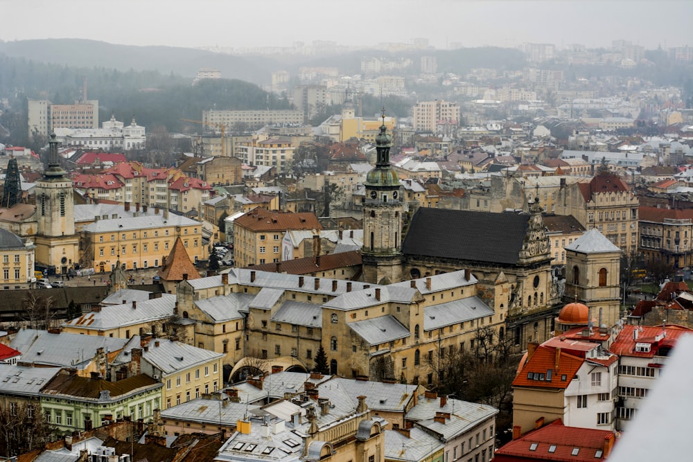 aerial view of city during daytime