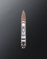 Elegant render of the Series One yacht highlighting its sleek profile.