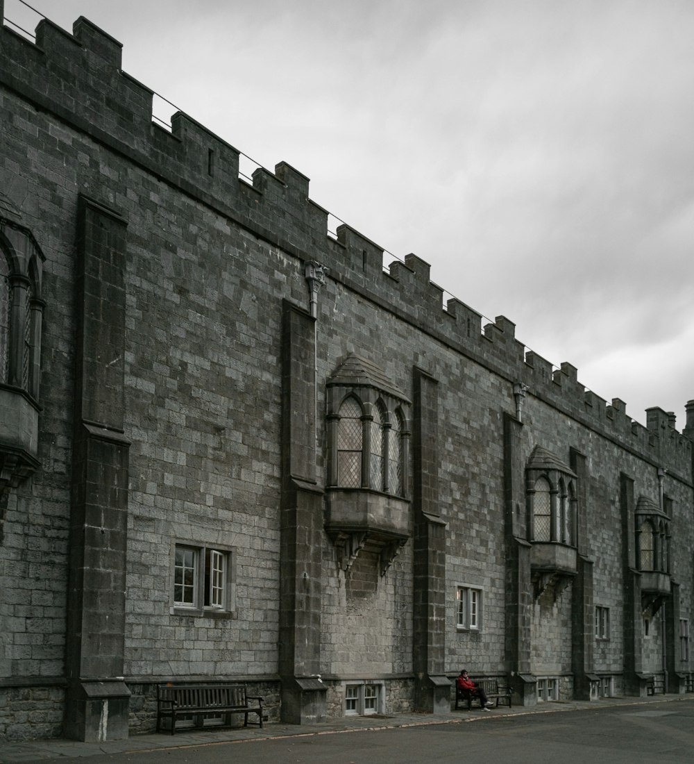 gray concrete building under gray sky