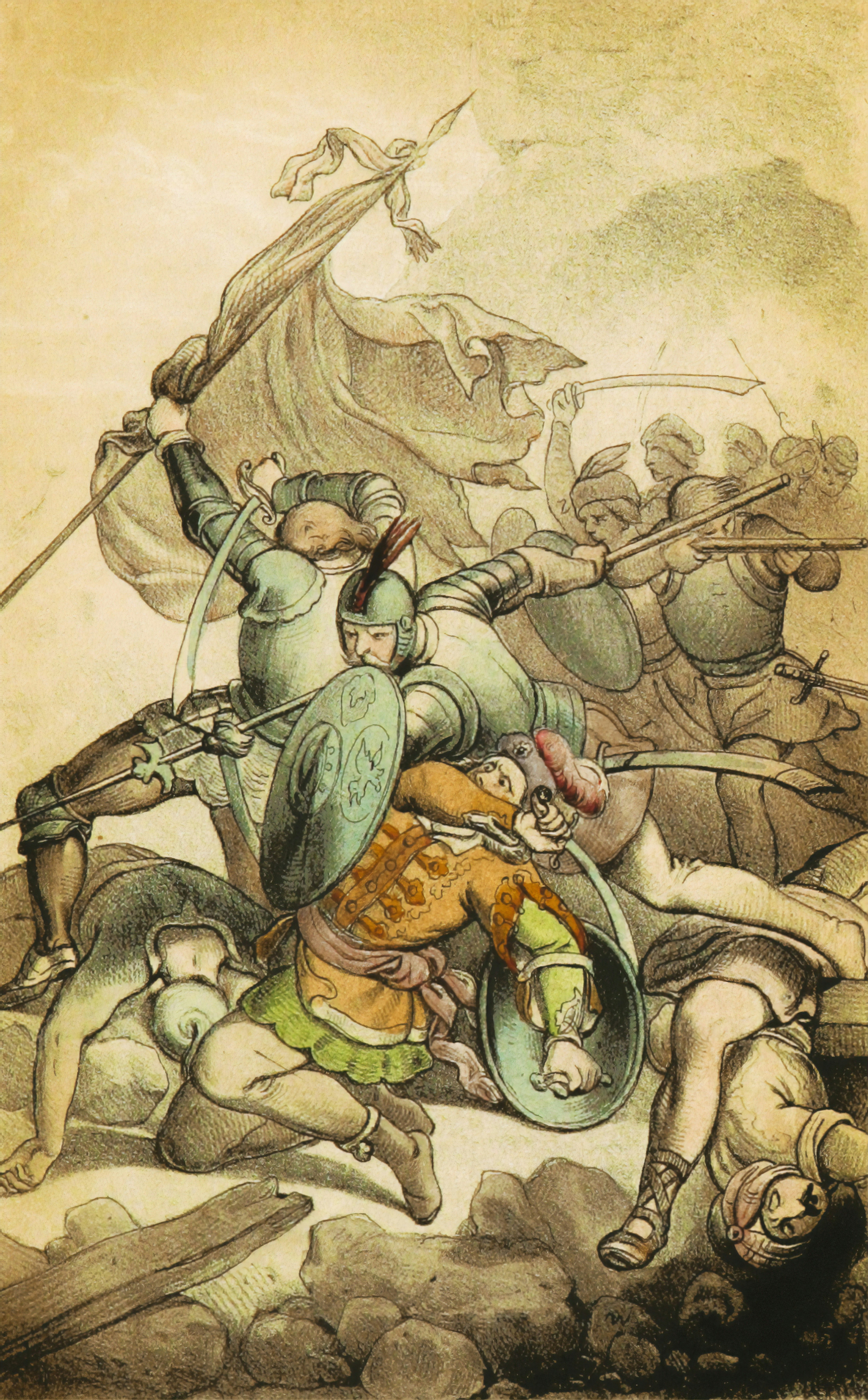 medieval battle Seljuk Byzantine, ilustrasi artikel Perang Manzikert 1071: Runtuhnya Dominasi Bizantium dan Terbukanya Jalan Baru Sejarah 3