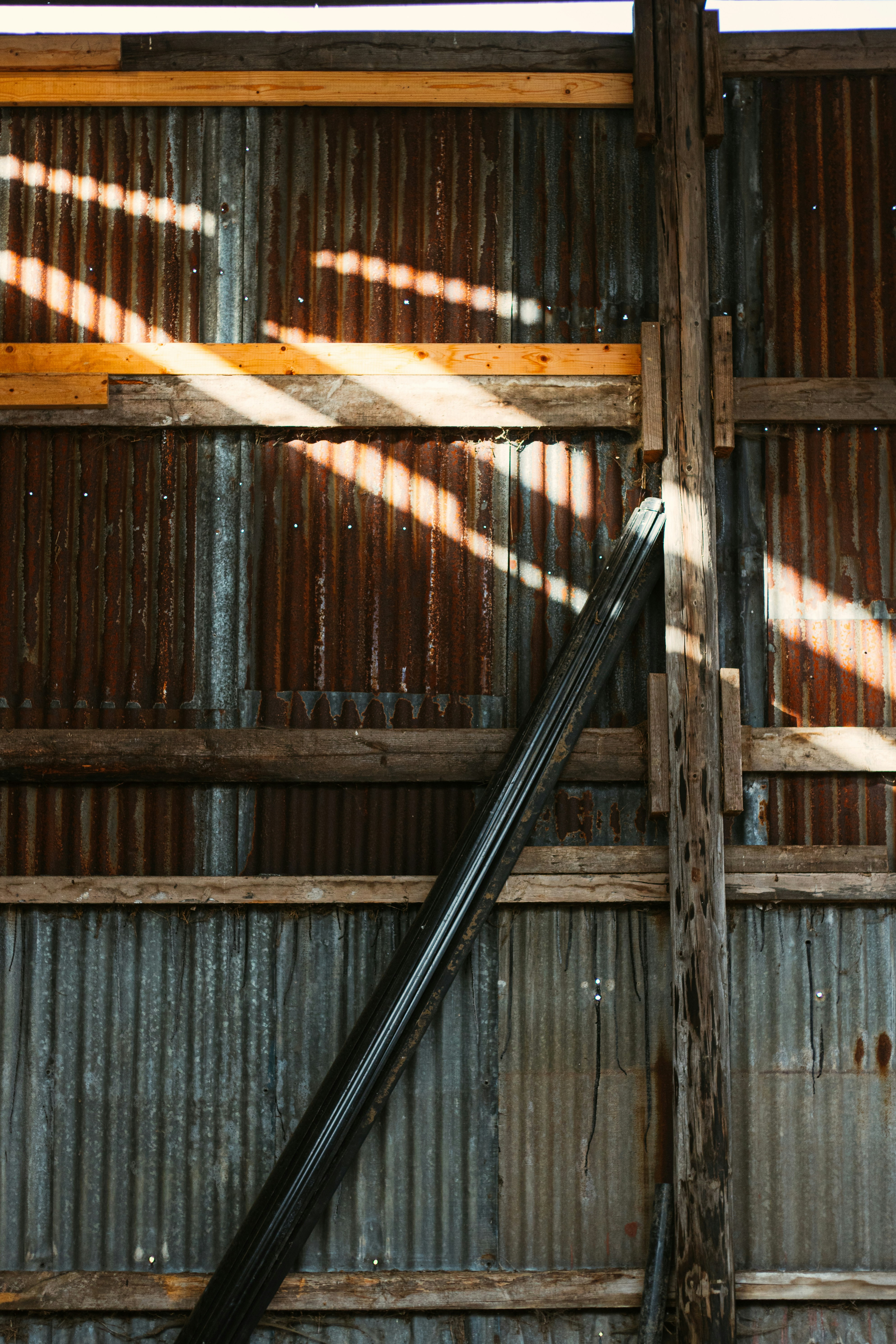 Ventilation system in a pole barn