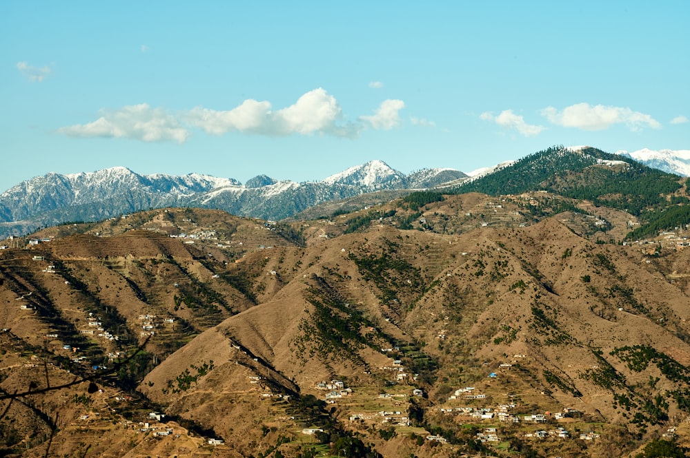 green and brown mountains under blue sky during daytime