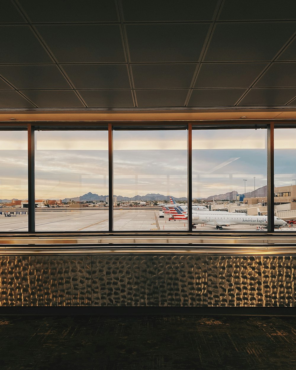 brown wooden framed glass window