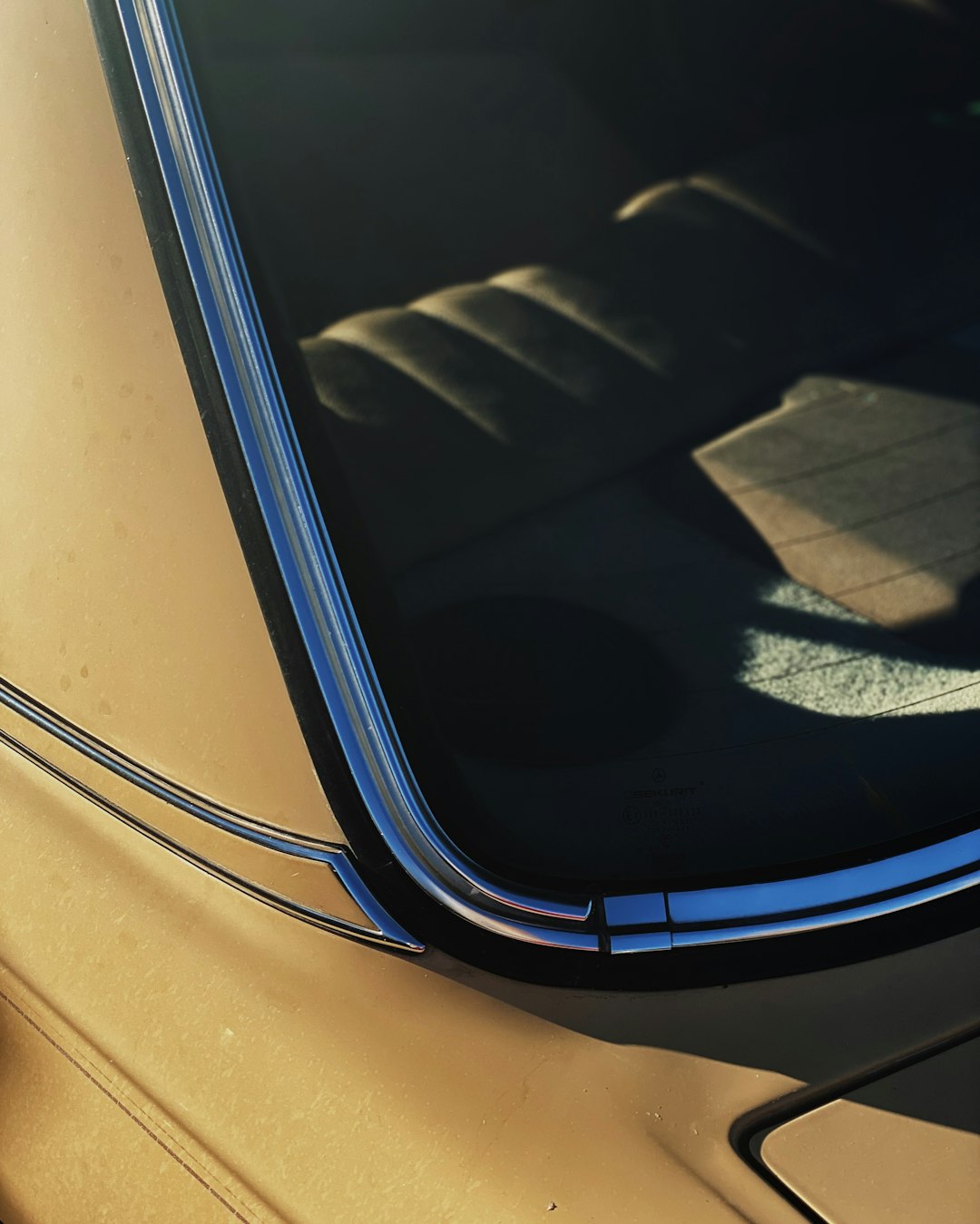 black and yellow car door