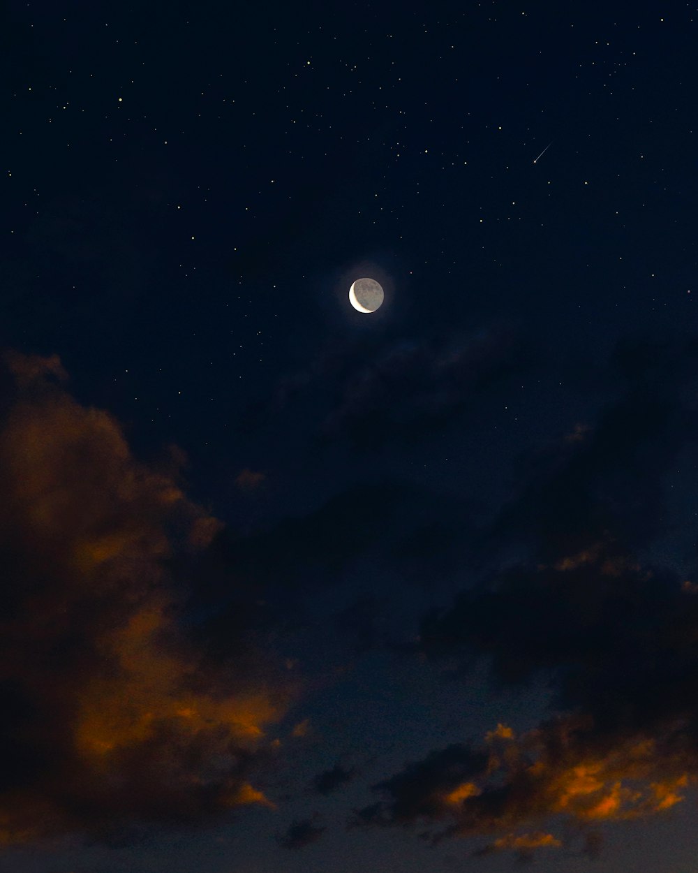 pleine lune dans le ciel