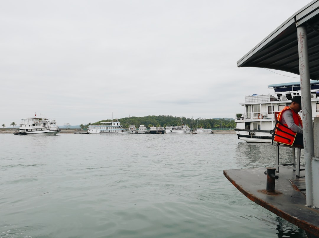 white and brown boat on water near dock during daytime