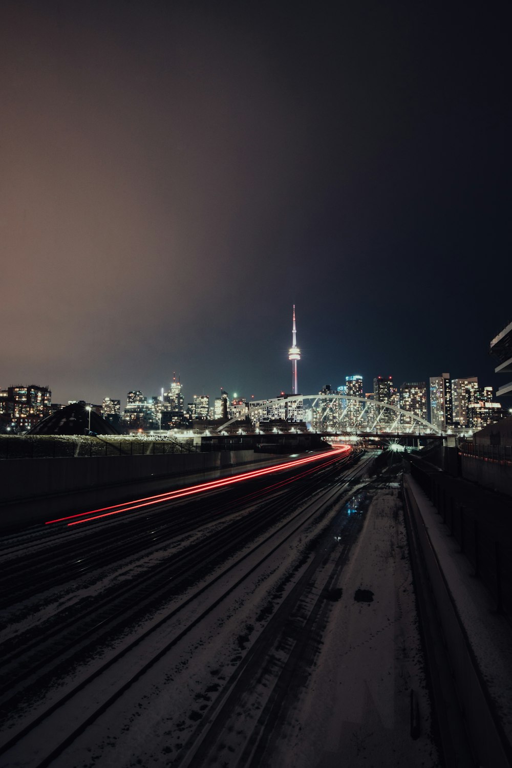 time lapse photography of city during night time