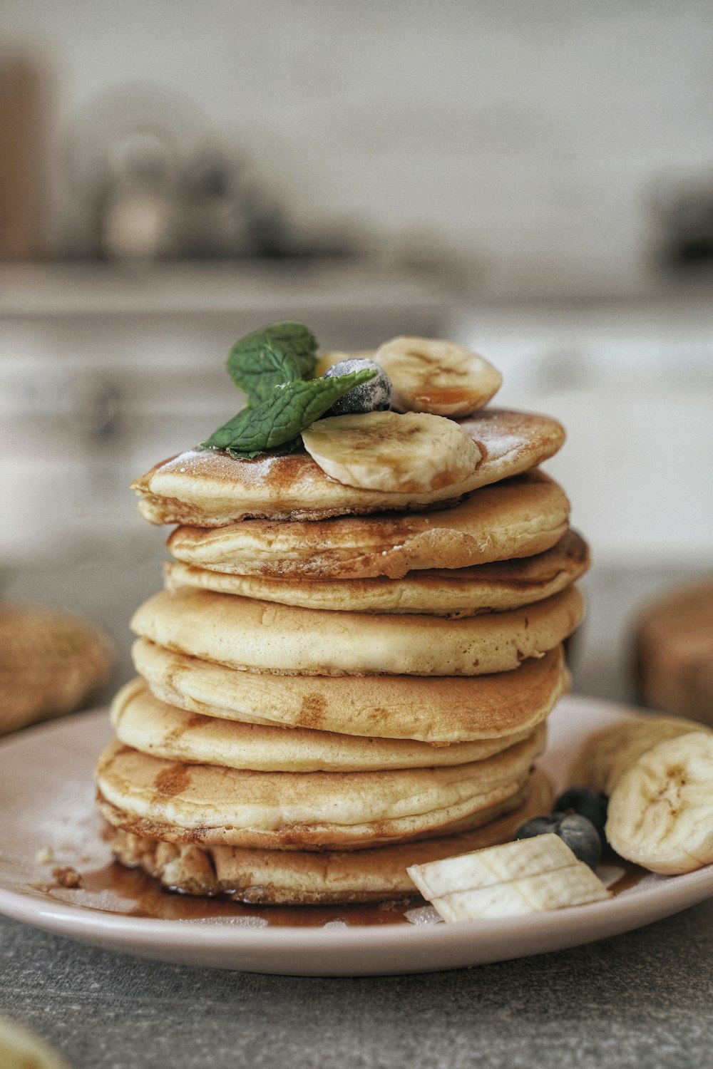 brown cookies with green leaf on top