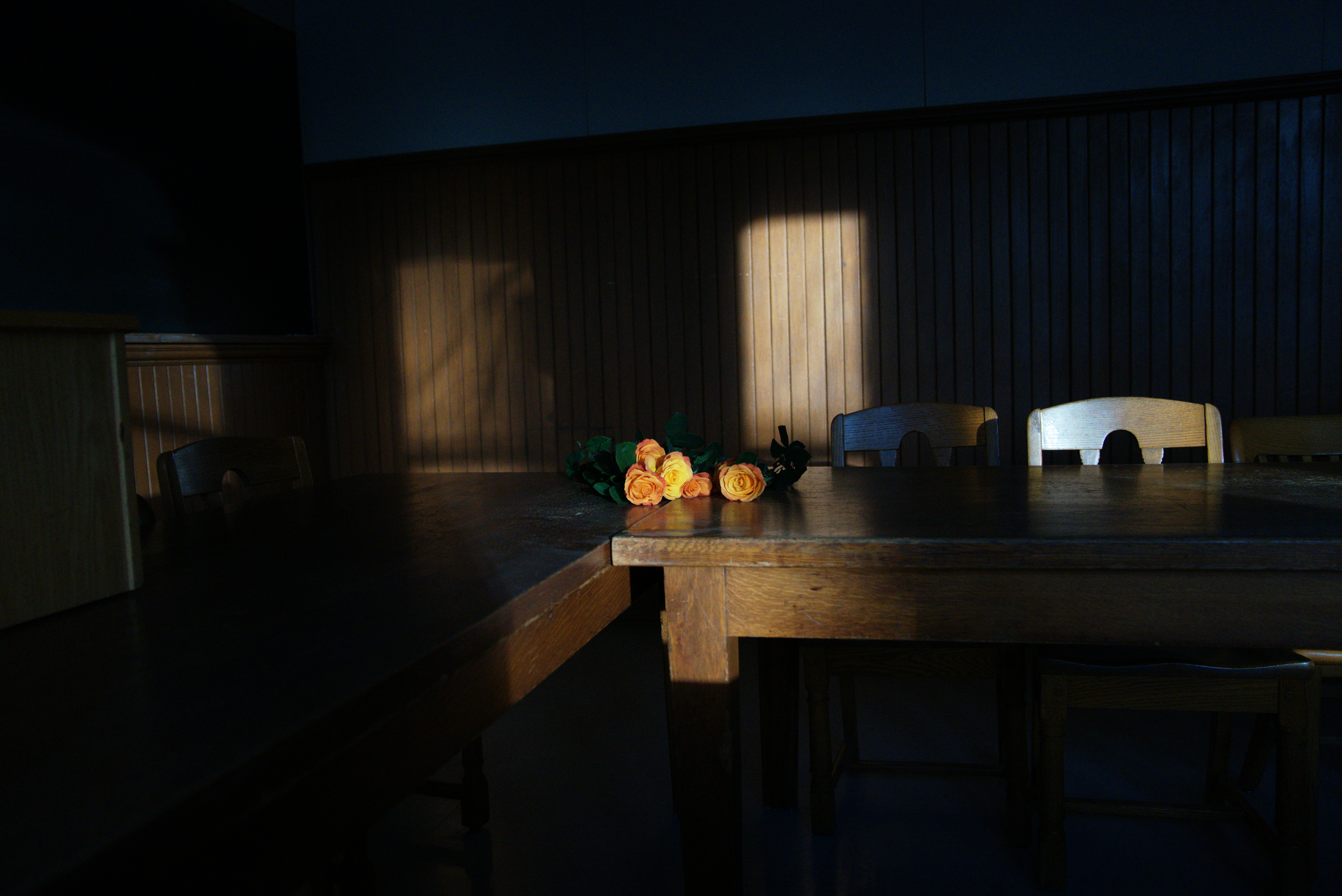 Fresh fruits on wooden table