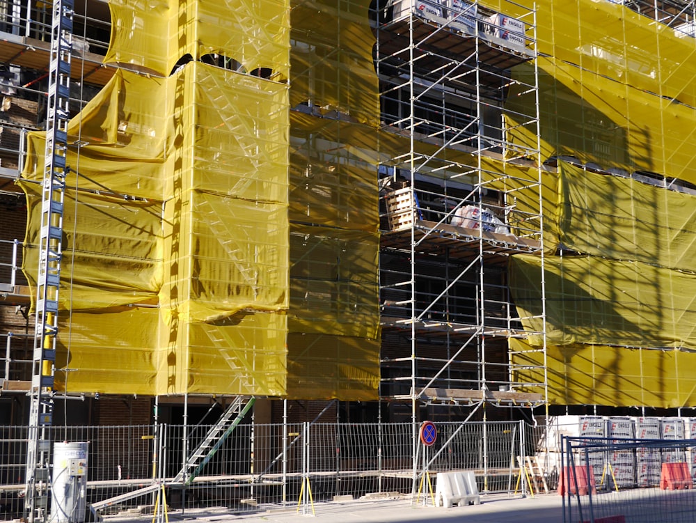 yellow concrete building during daytime