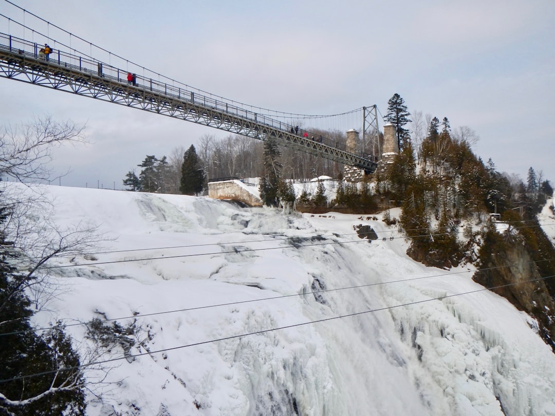 Suspension bridge photo spot Montmorency Falls Parc national de la Jacques-Cartier