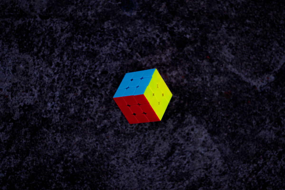 Rubik's Cube in the Superflip position with all edges inverted