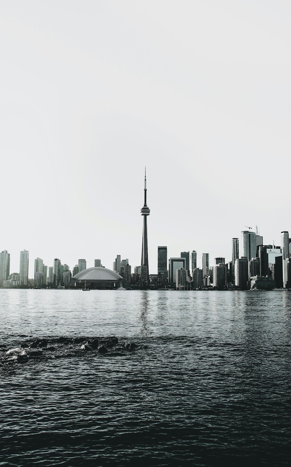 city skyline across body of water during daytime