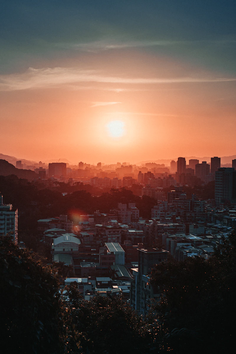 Atardecer en la azotea