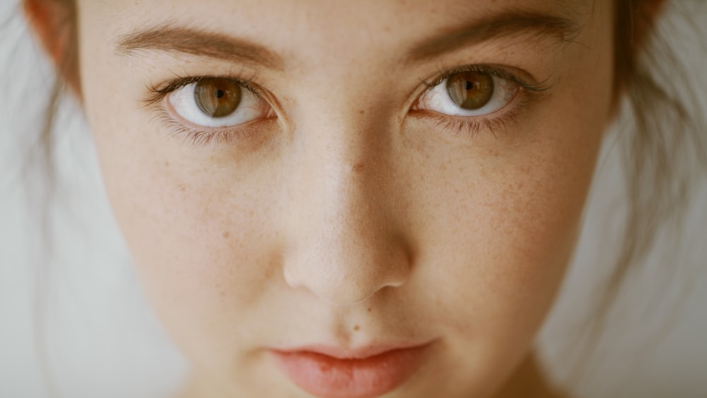 close up photo of boys face